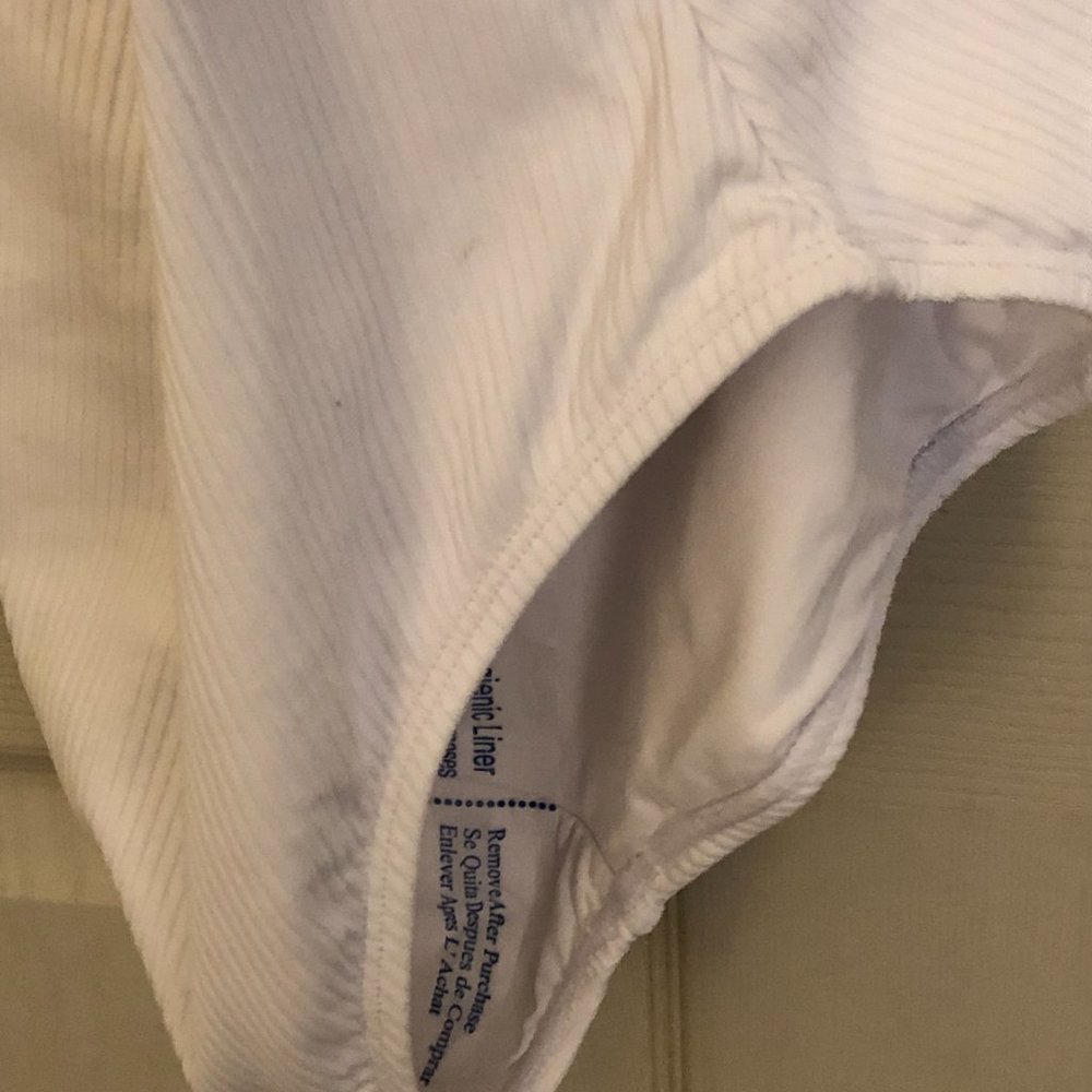 Andie The Sardinia One Piece in Ribbed White (Size XL) - Picture 5 of 7